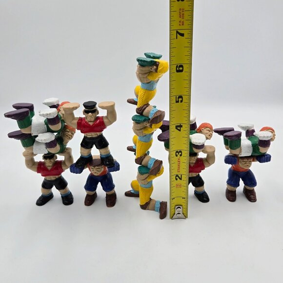 Vintage 1980s Street Stackers Irwin Toys Wrestling Figures Toy Lot Of 12 Read - Picture 2 of 3